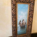 2 paintings, marine subject