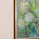 Original Swedish oil on panel from the mid-century "Whispers of Spring" Vintage
