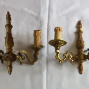 Lot de deux appliques murales