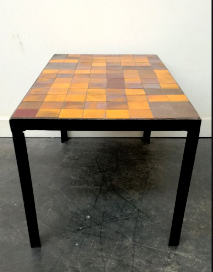 Ceramic coffee table 1950s