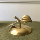 Brass apple and olive wood