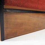 Art deco walnut sofa bed 1960s