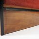 Art deco walnut sofa bed 1960s