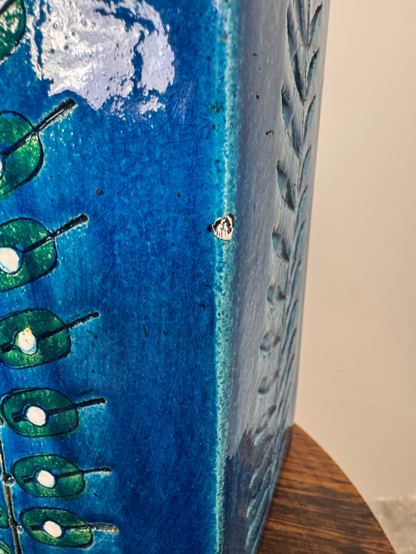 Ceramic vase by Aldo Londi for Bitossi Italy