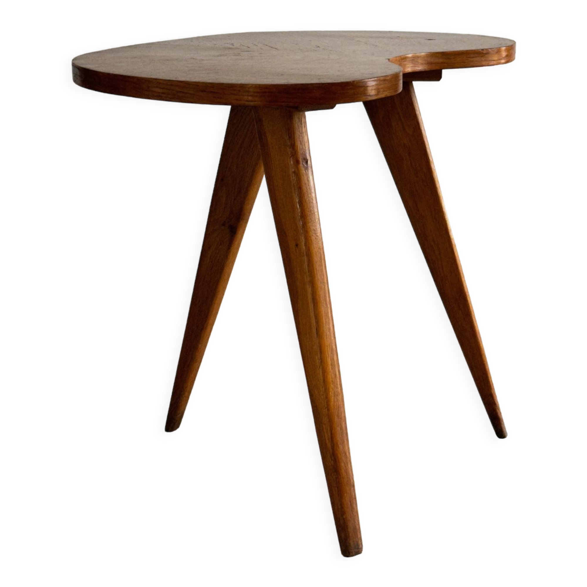 Vintage wooden side table or end table from the 60s