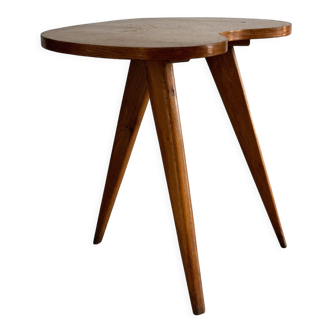 Vintage wooden side table or end table from the 60s