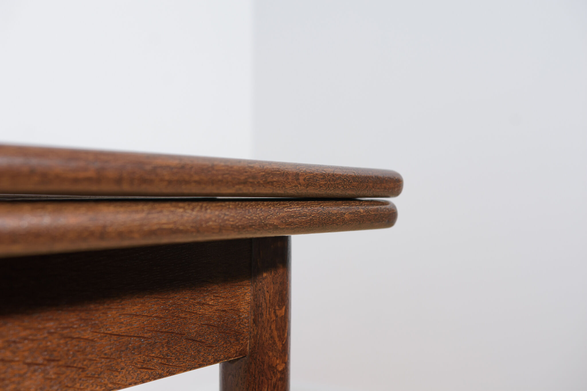 Danish Oak Extendable Dining Table, 1960s