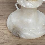 Alabaster lamp base