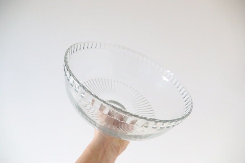 Glass cheese bell, vintage