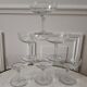 Lot de 6 coupes à champagne en cristal