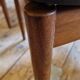 Chairs (set of 4) vintage 1960 Italian Casala in teak and skaï