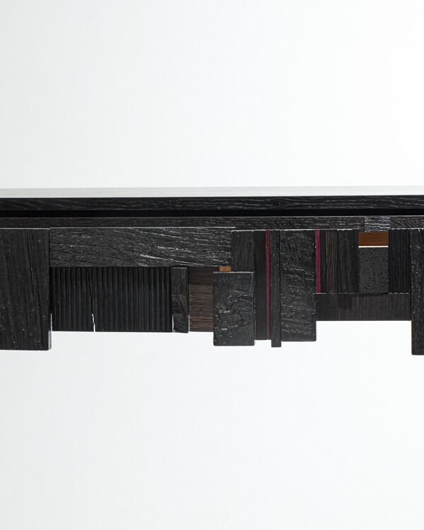Console en bois noir