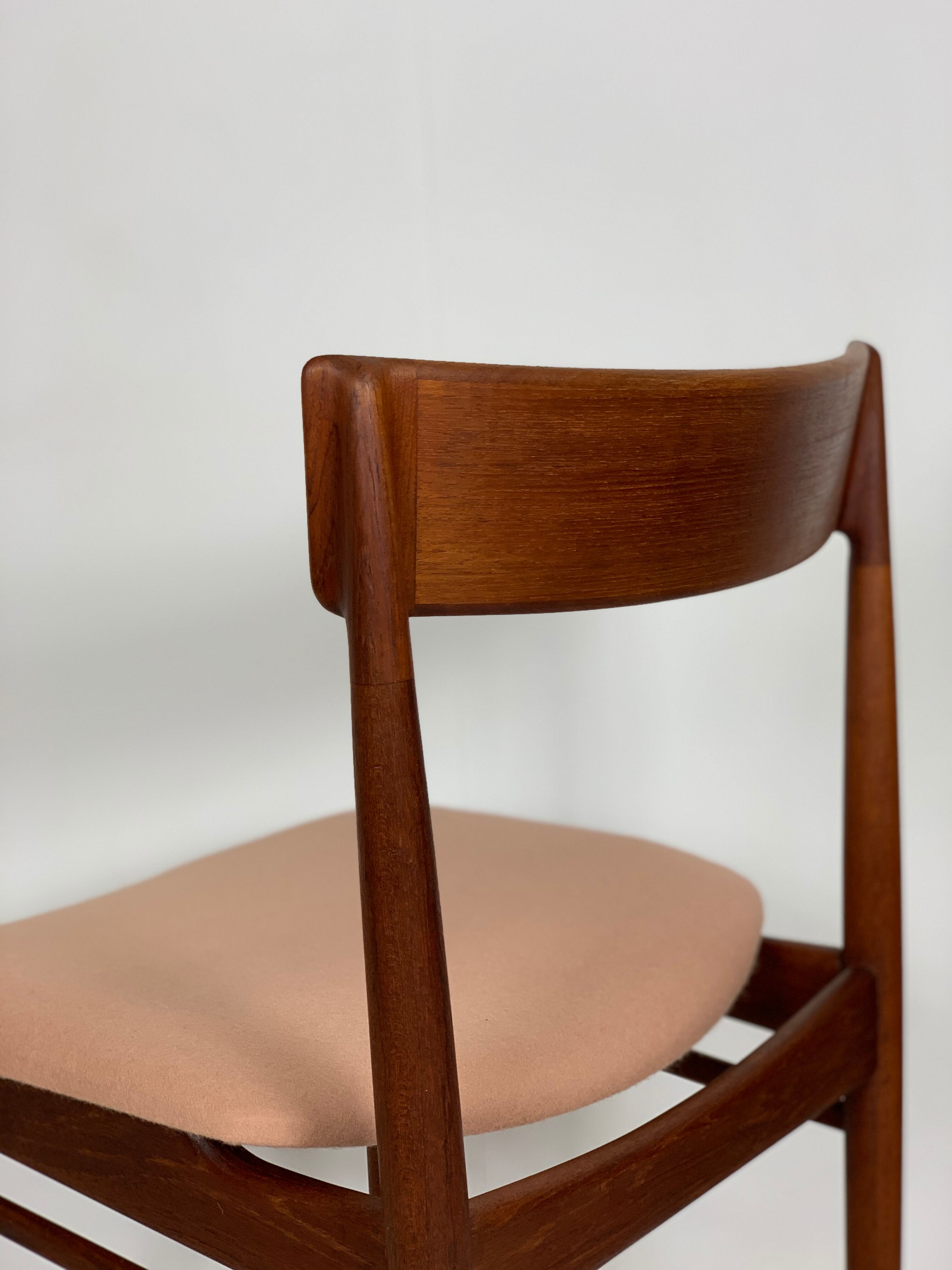 Danish teak dining chair by Henry Rosengren Hansen