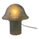 Lampe de table en verre clair Peill et Putzler champignon 1970