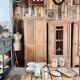 Parisian school wardrobe in oak (renovated)