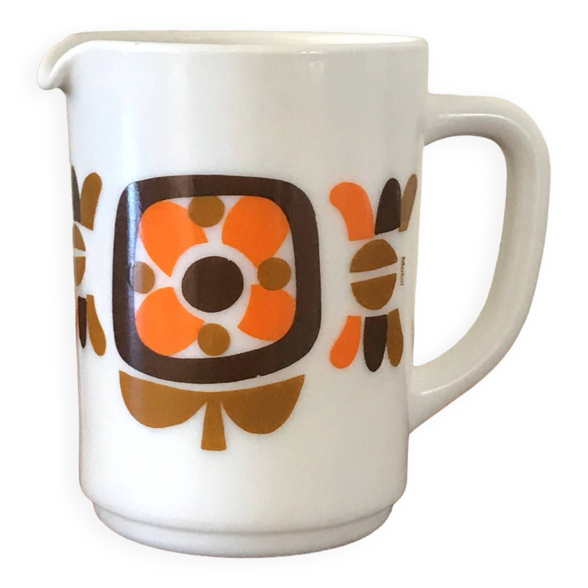 Mobil pitcher arcopal vintage 70s