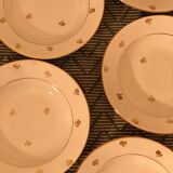 6 soup plates the Amandinoise