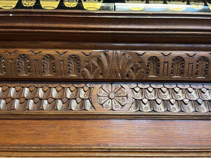 Renaissance style mirror - Haute époque in oak