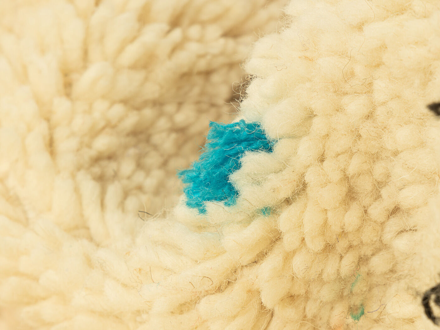 Happy dots, berber rug, 159 x 235