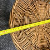 Vintage wicker armchair