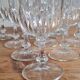 Service de 11 verres à eau en verre ciselé