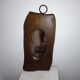 Miroir années 50 cadre bois forme libre