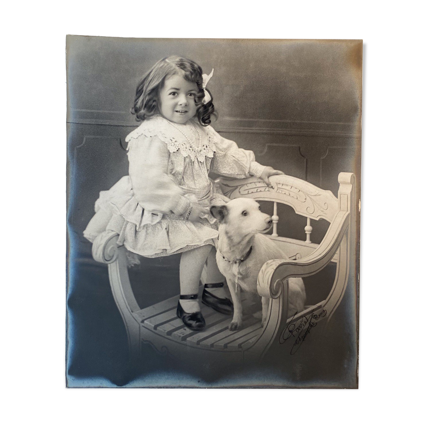 Old photo, signed, early XX century