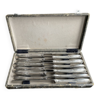 Box of 12 table knives – Orfèvrerie G. Vivier et Nogent