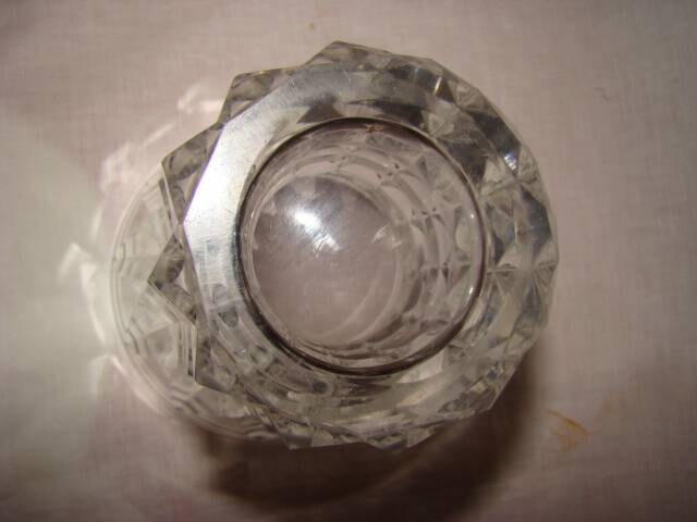 vase en cristal taillé de Saint-louis époque années 70