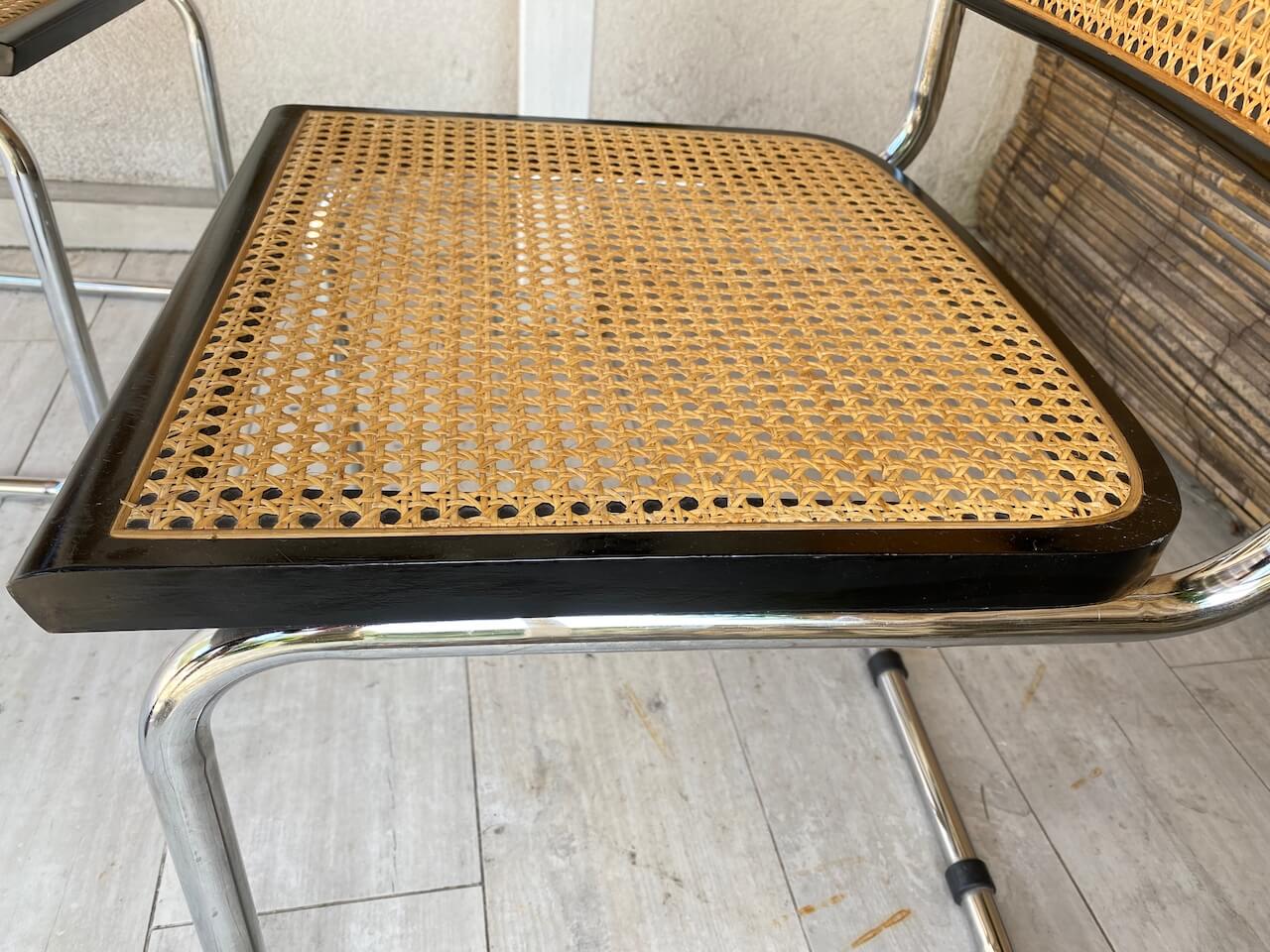 Cesca chairs by Marcel Breuer