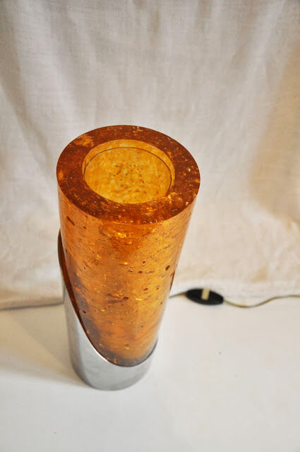 Lamp tube resin fractal seventies