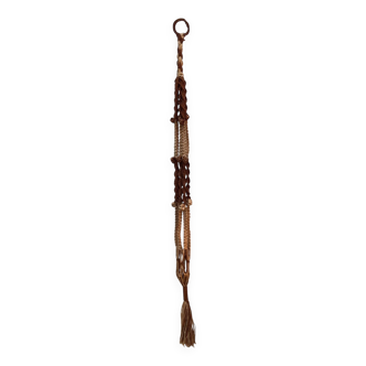Porte plante en macramé