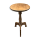 Old vintage wood tripode table