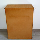 Buffet braided wicker and bamboo