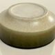 Large vintage ceramic bowl in olive green enamel - 1970s