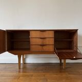 Enfilade anglaise en teck massif vintage de la collection austin suite
