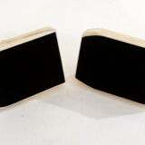 Pair of Art Deco deer book greenhouses