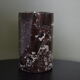 Red marble pencil pot