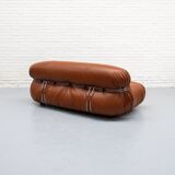 Soriana Two-seater Sofa by Afra & Tobia Scarpa for Cassina 1970s