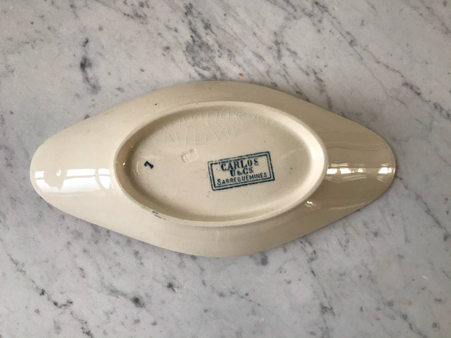 Iron Earth Ravine U&C Sarreguemines model Carlos 19th century