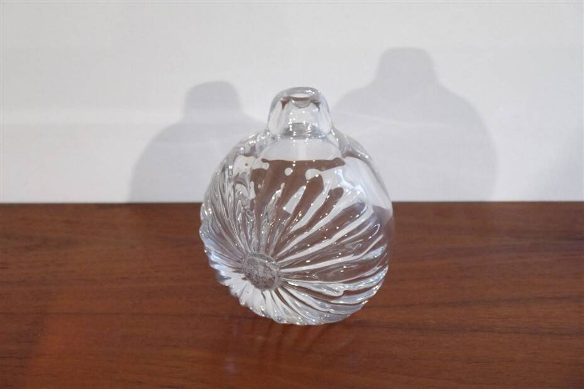 Vase finlandais en verre souflé 1960