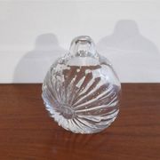 Vase finlandais en verre souflé 1960