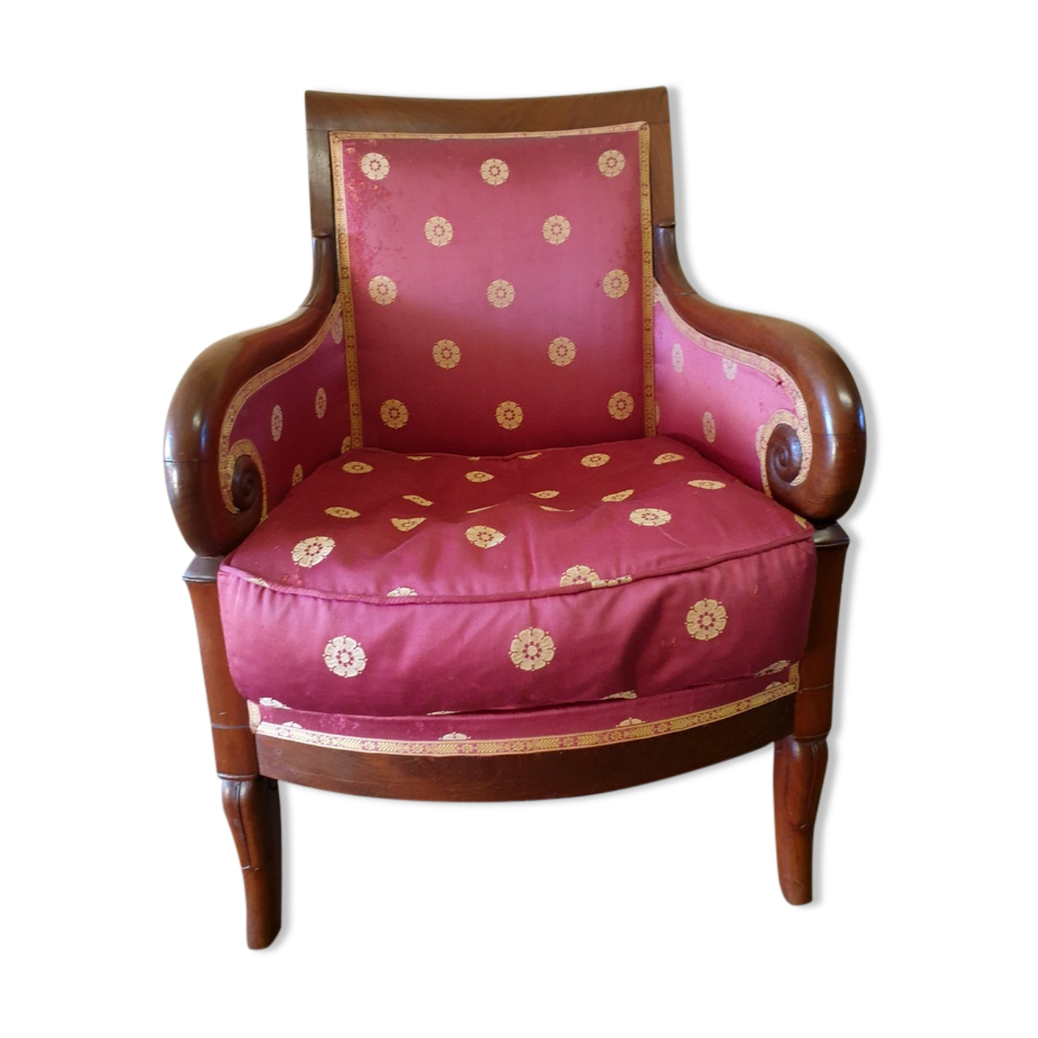 Mahogany shepherdess - Empire style - XIXth century