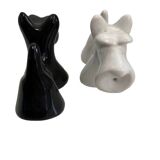 Ceramic salt and pepper shakers