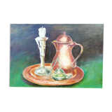 Oil on still life canvas