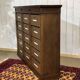 Oak cabinet from the early 20th century at support height.