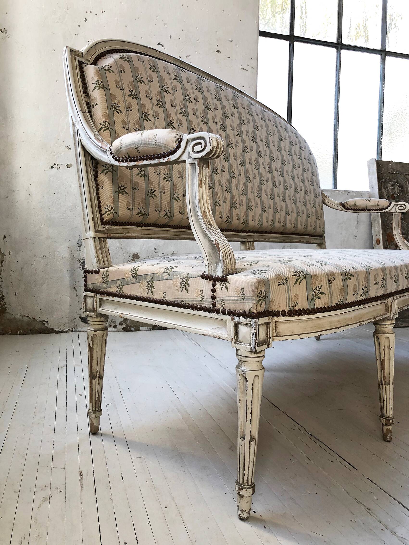 Louis XVI style bench