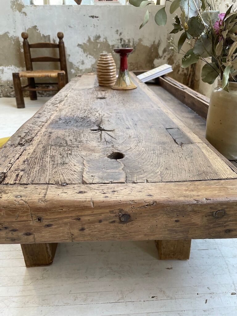 Brutally artisanal oak coffee table