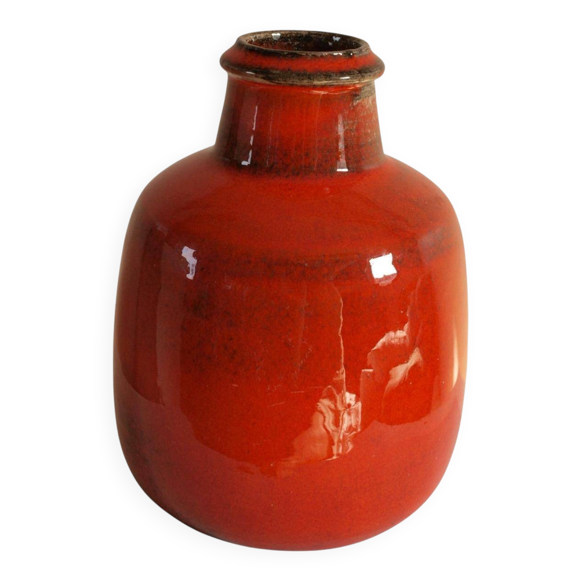 Danish ceramic vase by Niels Kähler for Hak, 1960s