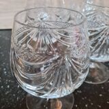 Set of 6 stemmed glasses